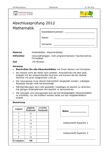 2012 M Mathe Aufg - Wirtschaftsschule KV Chur