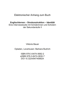 Elektronischer Anhang zum Buch