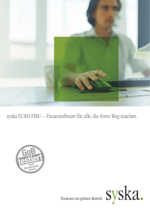 syska EURO FIBU - Weinmann Pro Business Software