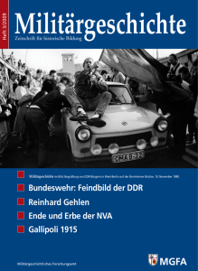 Feindbild der DDR Reinhard Gehlen Ende und Erbe der NVA