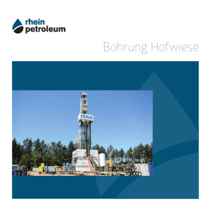 Bohrung Hofwiese - Rhein Petroleum