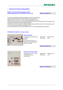 Bausatz mit Experimentierplatten