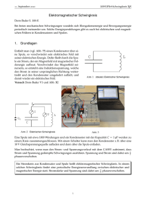 Elektromagnetischer Schwingkreis 1. Grundlagen CLUI U0 S - sfz-bw