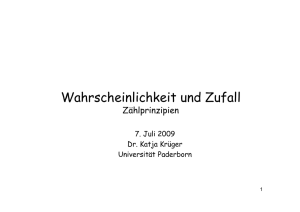 Vorlesung vom 07.07.2009