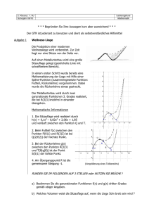 Begründen Sie Ihre Aussagen kurz aber - Mathe