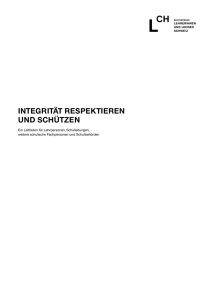 IntegrItät respektIeren und schützen