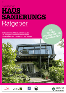 haus sanierungs Ratgeber