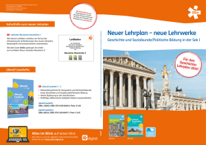 Neuer Lehrplan – neue Lehrwerke