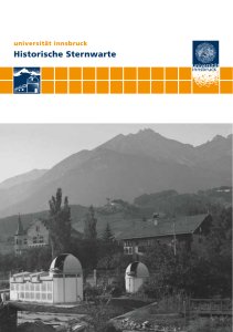 Historische Sternwarte - Universität Innsbruck
