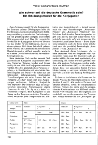 Wie schwer soll die deutsche Grammatik sein? Ein