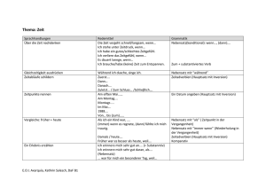 Thema: Zeit