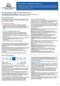 KIID-Deutsch (Schweiz) - Franklin Templeton Investments Switzerland