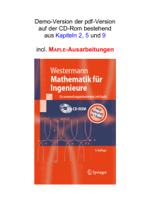 Mathematik für Ingenieure menucolor