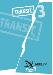 Transit-Booklet 2016 - Kulturfonds Frankfurt RheinMain
