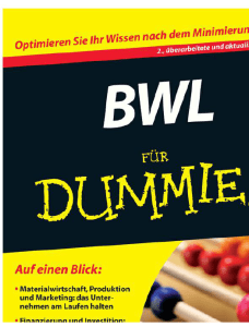 BWL für Dummies