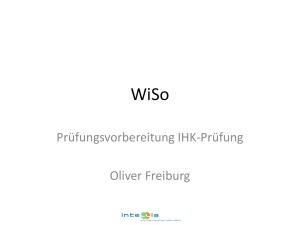 Prüfungsvorbereitung IHK Wirtschafts- und Sozialkunde