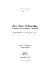 Intersektionale Medienanalyse: Anregungen für eine - E