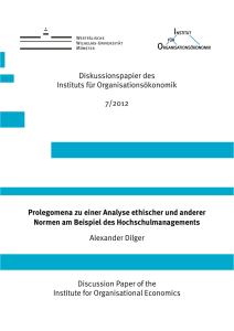 Prolegomena zu einer Analyse ethischer und anderer Normen am