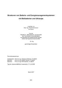 Strukturen von Batterie- und - DepositOnce