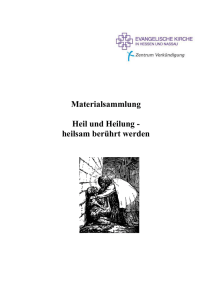 Materialsammlung Heil und Heilung