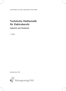 Technische Mathematik für Elektroberufe Industrie und Handwerk