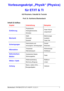 Einführung Physik