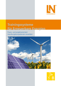 Trainingssysteme für Erneuerbare Energien