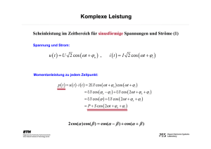 Komplexe Leistung