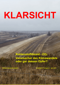 KLARSICHT Nr. 3 Ist der Mensch in der Lage über einen verstärkten