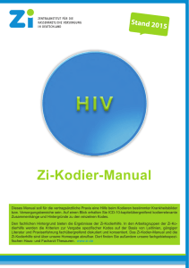 Zi-Kodier-Manual: HIV 2015