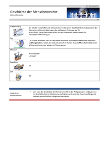 Geschichte der Menschenrechte