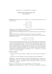 Mathematik für Informatiker III