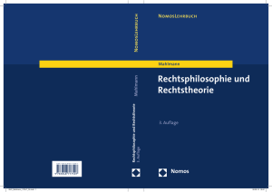 Rechtsphilosophie und Rechtstheorie