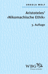 Aristoteles` ›Nikomachische Ethik‹ 3. Auflage