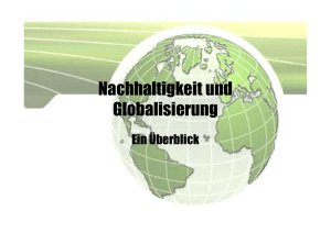 Nachhaltigkeit und Globalisierung - HS-OWL