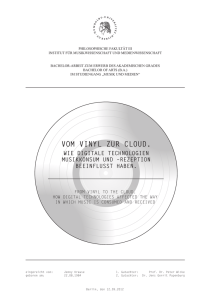 Vom Vinyl zur Cloud - Humboldt