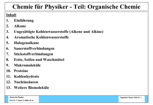 Chemie für Physiker