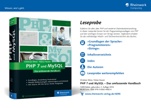 PHP 7 und MySQL – Das umfassende Handbuch