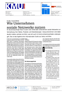 Wie Unternehmen soziale Netzwerke nutzen