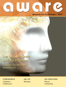 aware-Ausgabe HS07 - aware