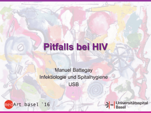 Pitfalls bei HIV M.Battegay