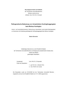 Pathogenetische Bedeutung von intrazellulären