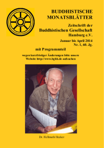 01/2014 Deckblatt - Buddhistische Gesellschaft Hamburg e.V.