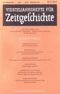 Heft 1 - Institut für Zeitgeschichte