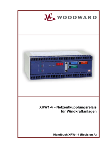 XRW1-4 - Netzentkupplungsrelais für Windkraftanlagen