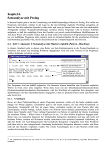 Kapitel 6. Satzanalyse mit Prolog