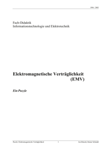 Elektromagnetische Verträglichkeit EMV