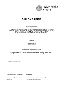 diplomarbeit - Universität Wien