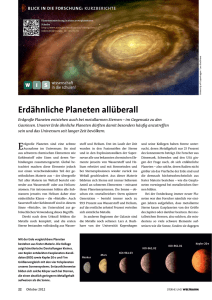 Erdähnliche Planeten allüberall