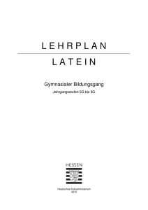 Lehrplan Gymnasium 8 Latein (PDF / 314 KB)